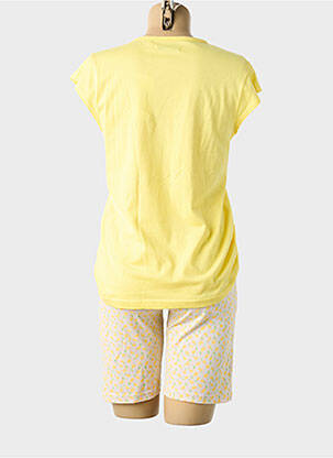 Pyjama tissage jersey jaune CHRISTIAN CANE femme