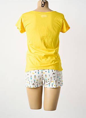 Pyjama tissage jersey jaune ARTHUR femme