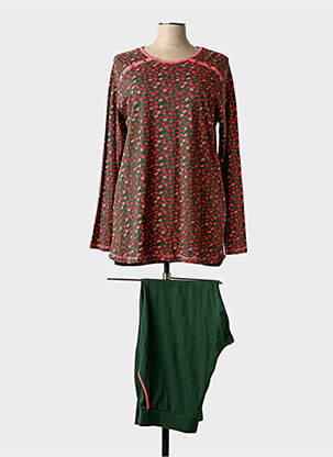 Pyjama tissage jersey vert CHRISTIAN CANE femme