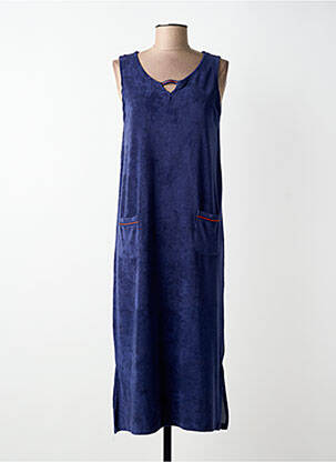 Robe de plage coupe cintrée bleu SUN LIVE femme