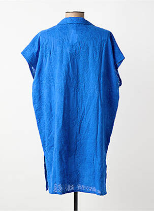 Robe de plage coupe fluide bleu ANTIGEL femme