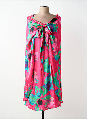 Robe mi-longue coupe fluide sans manche rose PRIMADONNA femme