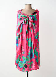 Robe mi-longue coupe fluide sans manche rose PRIMADONNA femme