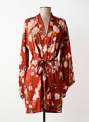Déshabillé manches 3/4 orange AUBADE femme
