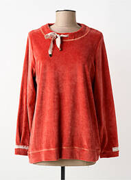 Pyjama col rond orange CANAT femme