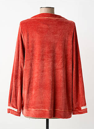 Pyjama col rond orange CANAT femme