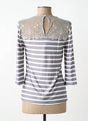 Top/caraco tissage jersey gris LISE CHARMEL femme
