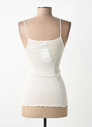 Top/caraco bretelles élastiquées beige LISANZA femme