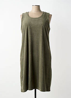 Robe de plage sans manche vert WEWO FASHION femme