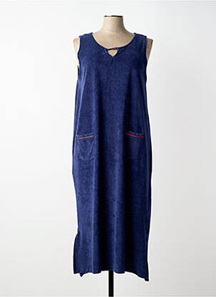 Robe de plage sans manche bleu SUN LIVE femme