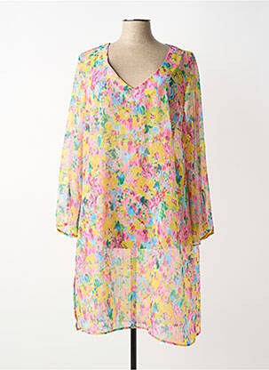 Robe de plage coupe fluide jaune PRIMADONNA femme