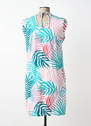 Robe de plage sans manche vert SUN LIVE femme