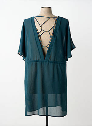 Tunique manches courtes tissage crêpe vert AUBADE femme