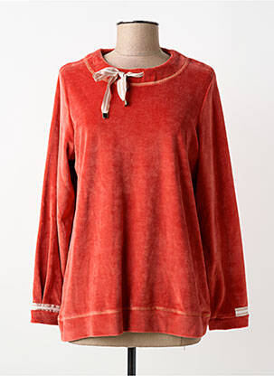 Pyjama col rond orange CANAT femme