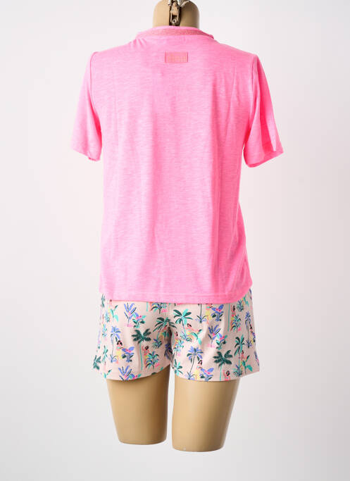 Pyjama col v rose ARTHUR femme