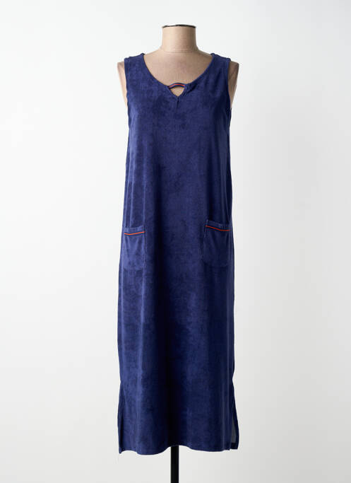 Robe de plage coupe cintrée bleu SUN LIVE femme