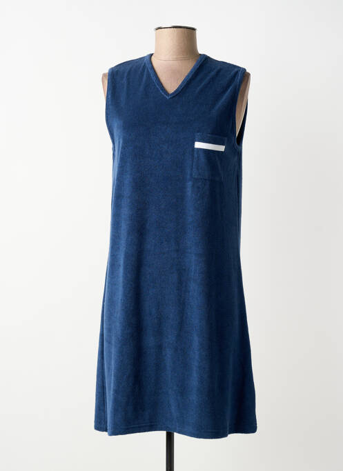Robe de plage coupe cintrée bleu SUN LIVE femme