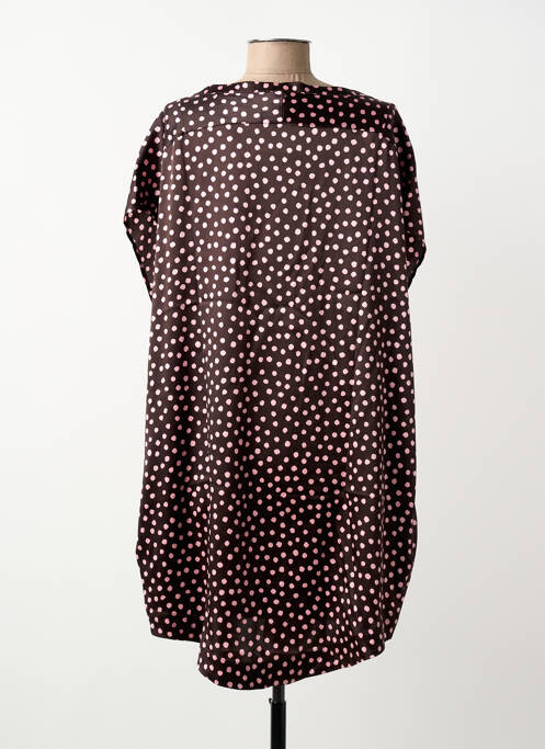 Chemise de nuit imprimé pois violet MARJOLAINE femme