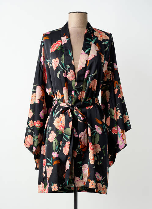 Déshabillé manches 3/4 noir AUBADE femme