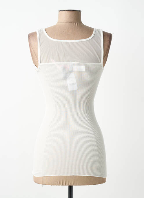 Top/caraco bretelles élastiquées beige LISANZA femme