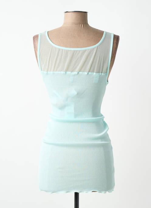 Top/caraco bretelles élastiquées bleu LISANZA femme
