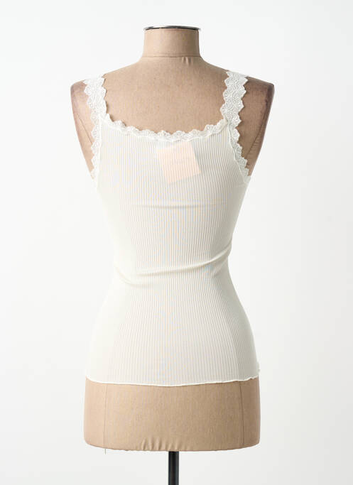 Top/caraco effet matière satinée beige LISANZA femme