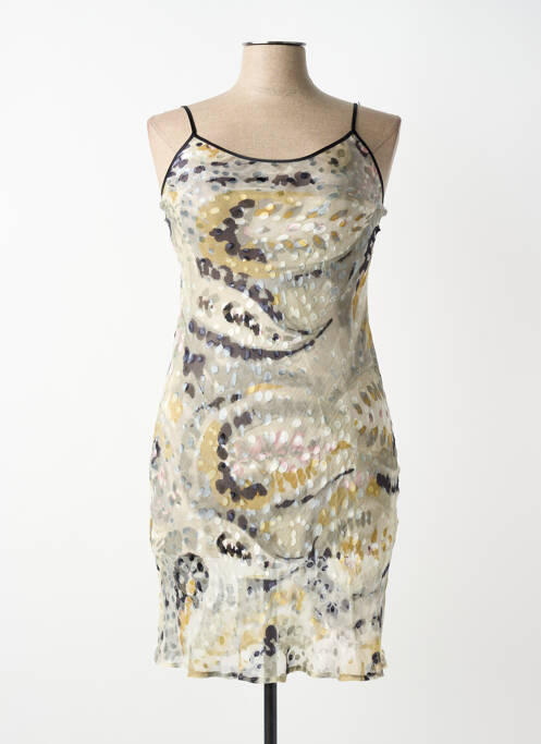 Nuisette/combinette col rond gris MARJOLAINE femme