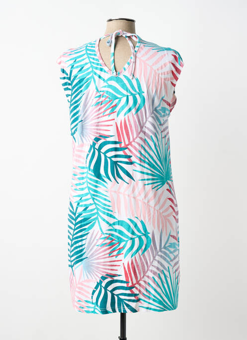 Robe de plage coupe cintrée vert SUN LIVE femme