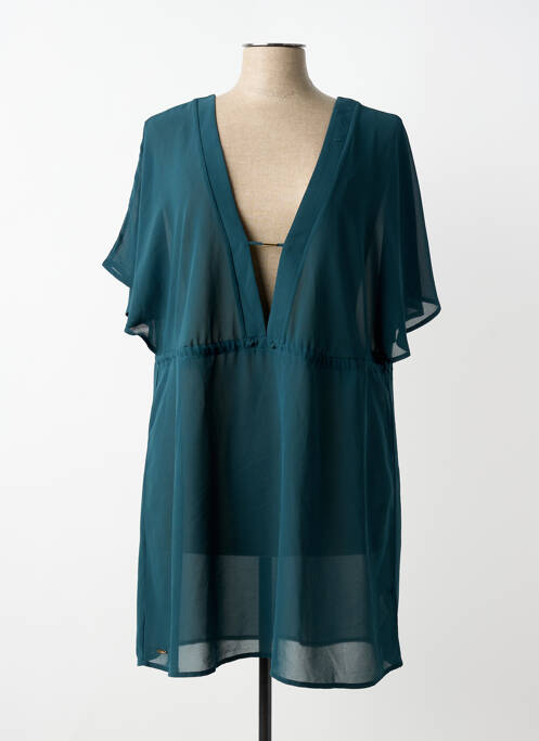 Tunique manches courtes tissage crêpe vert AUBADE femme