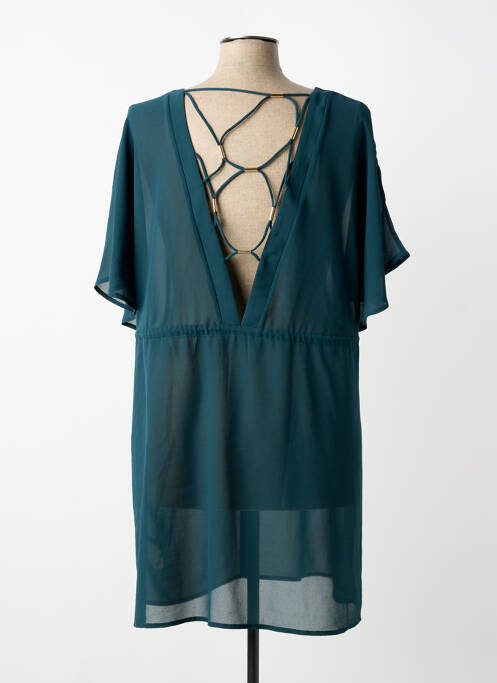 Tunique manches courtes tissage crêpe vert AUBADE femme