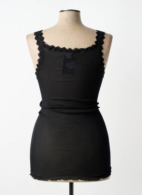 Top/caraco effet matière satinée noir LISANZA femme
