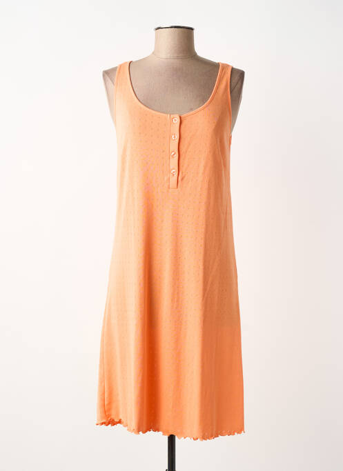 Chemise de nuit stretch orange BARANDI femme