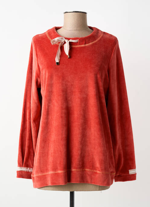 Pyjama col rond orange CANAT femme