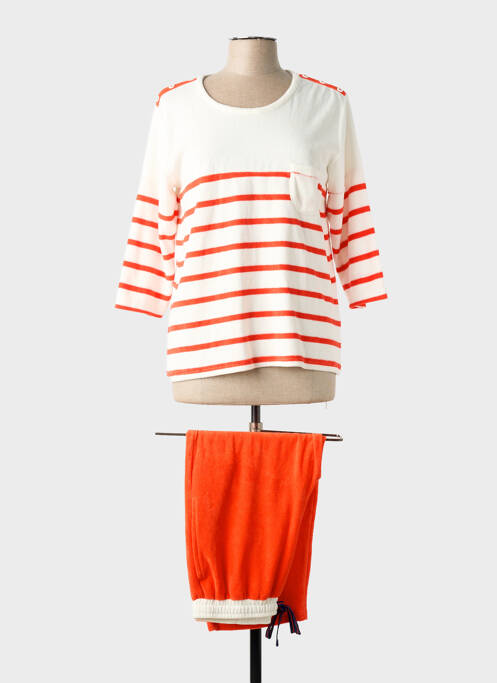 Pyjama orange SUN LIVE femme