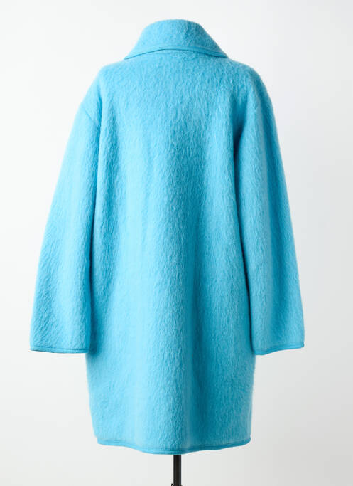 Robe de chambre col chemisier bleu VAL D'ARIZES femme