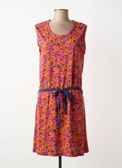 Robe mi-longue orange CHRISTIAN CANE femme