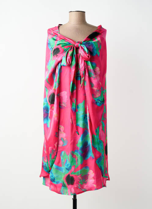 Robe mi-longue rose PRIMA DONNA femme