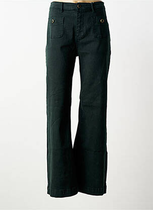 Jeans coupe large stretch taille normale vert ONADO femme