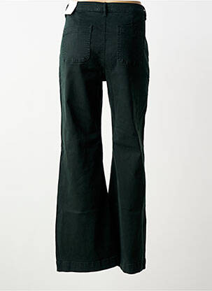 Jeans coupe large stretch taille normale vert ONADO femme