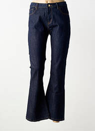 Jeans coupe large stretch taille normale bleu ONADO femme