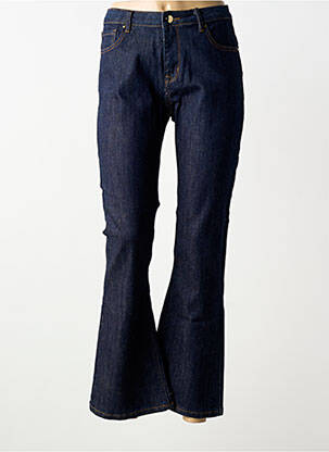 Jeans coupe large stretch taille normale bleu ONADO femme