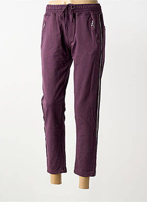 Jogging stretch taille normale violet IZZY femme