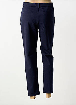 Pantalon 7/8 stretch taille normale bleu ELLE EST OU LA MER femme