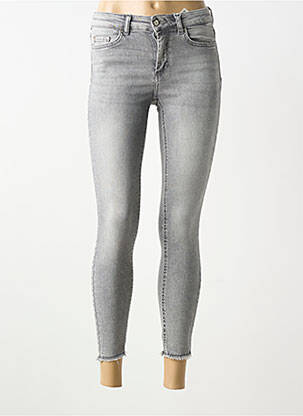 Jeans skinny taille normale taille normale gris ONLY femme