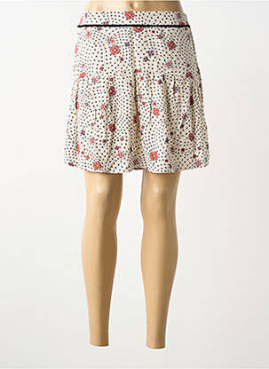 Jupe courte beige GRACE & MILA femme