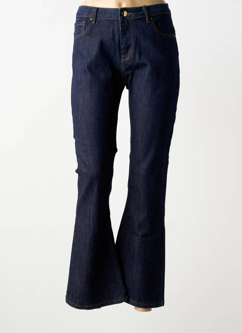 Jeans coupe large stretch taille normale bleu ONADO femme