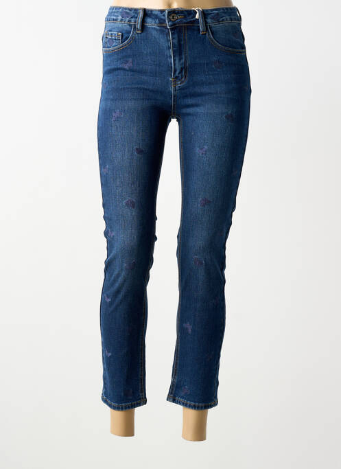 Jeans coupe slim bleu ONADO femme