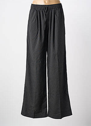 Pantalon flare taille élastique taille normale gris GRACE & MILA femme