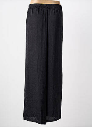 Pantalon large coupe fluide taille normale noir PIECES femme