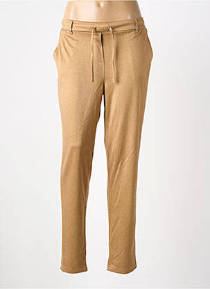 Pantalon chino taille normale taille normale beige ELLE EST OU LA MER femme